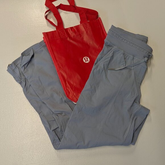 Lululemon Dance Studio Crop *25" Size 2 Color: Chambray *Free Small Tote - Picture 1 of 13